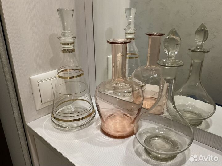 Графинчики в ассортименте времён СССР