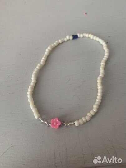 Ожерелье из бисера ручная работа