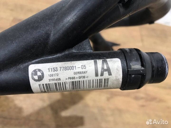 Трубка охлаждающей жидкости пластиковая BMW 7