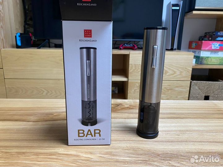 Штопор электрический, 22 см Kuchenland