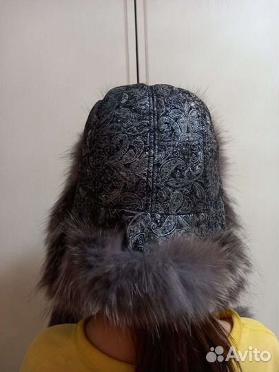 Шапка чернобурка 6-10лет