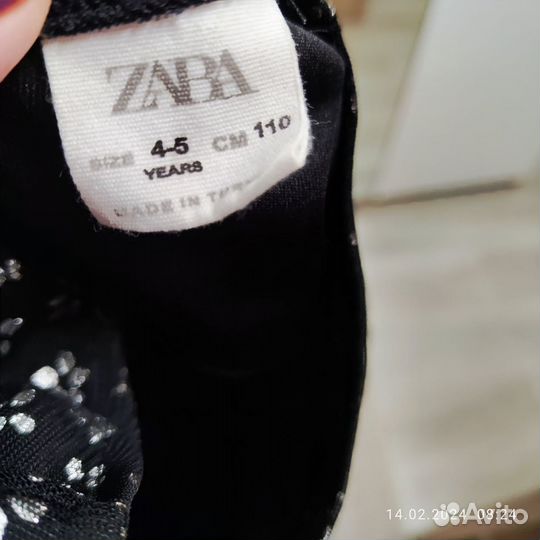 Платье для девочки zara 110