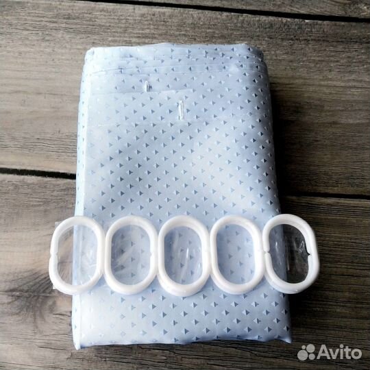 Штора для ванной новая