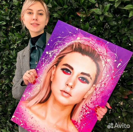 Портрет на холсте 30х40