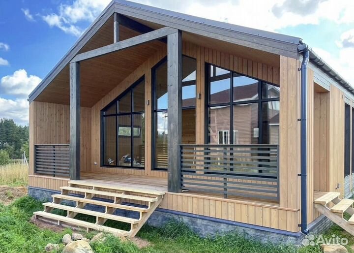 Строительство дома в стиле Барн-хаус