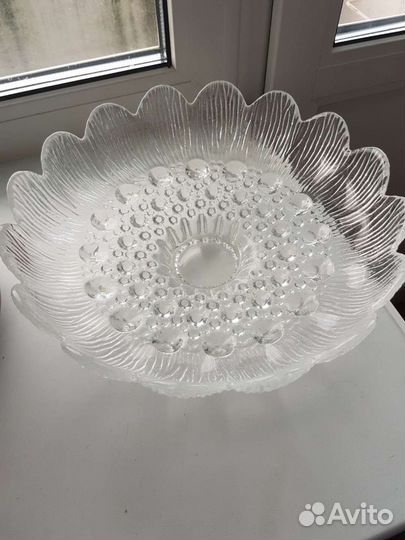 Ваза для фруктов СССР хрусталь сервиз