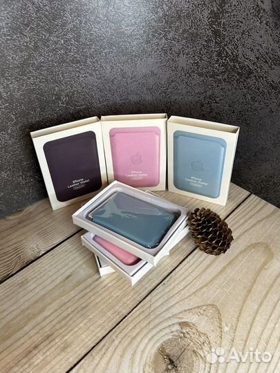 Apple leather wallet