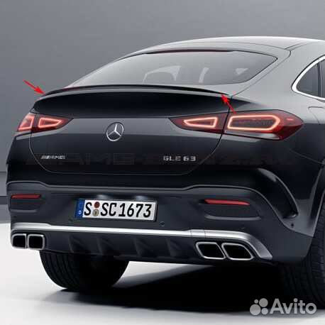 Спойлер GLE 63 Coupe C167