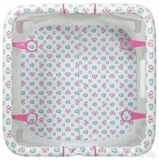 Манеж Фея книжка Экстра розовый