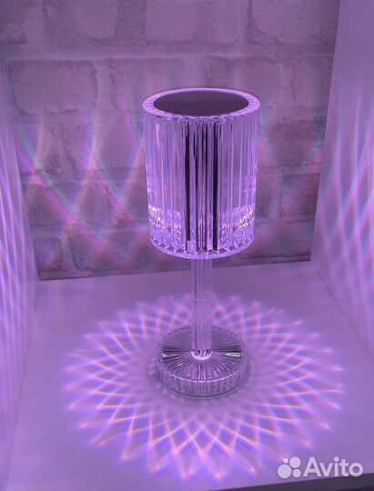 Кристаллический сенсорный светильник - ночник