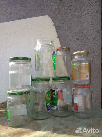 Банки стеклянные, 1л, 2л 05л