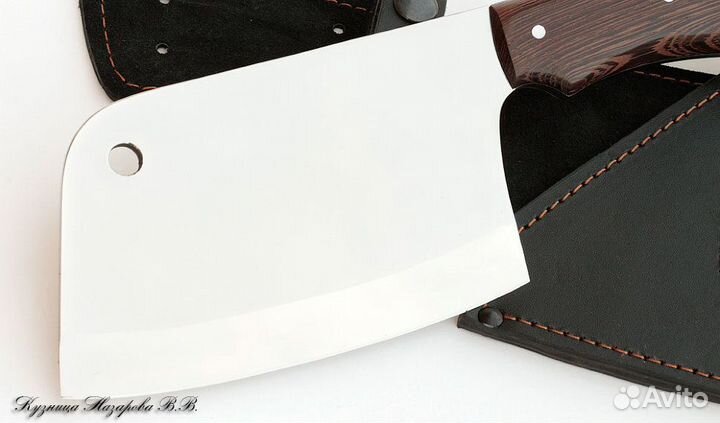 Тяпка для мяса 5 95х18 цельнометаллическая венге