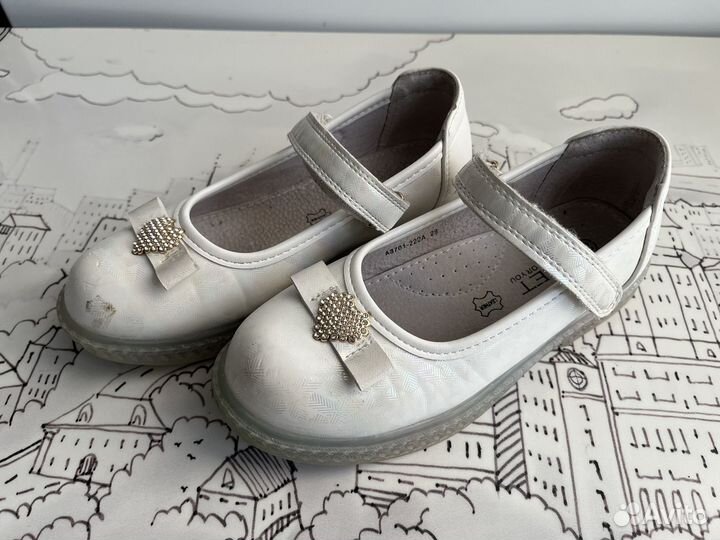 Туфли для девочки 29 размер