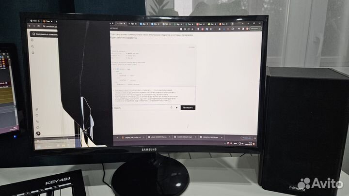 Монитор Samsung c24f390fhi