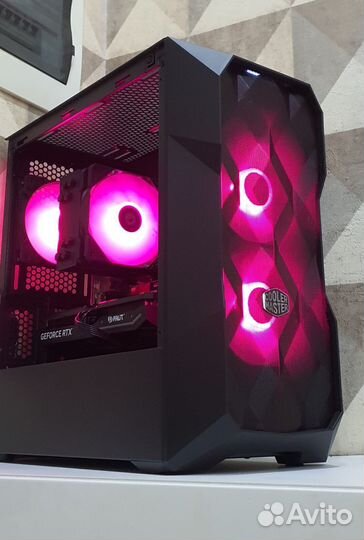 RTX 4060 ti / 5 5500 / DDR4 16GB Новый игровой пк