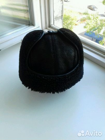 Натуральная мужская шапка ушанка