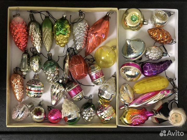 Елочные игрушки СССР