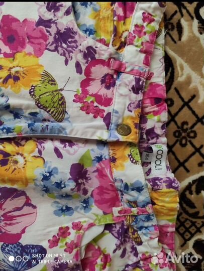 Летний брючный костюм для девочки