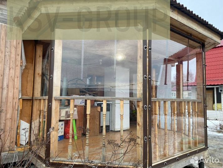 Мягкие окна для беседки