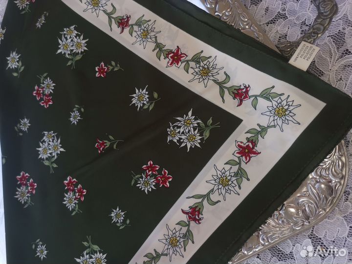 Эдельвейс и горянка стильный платок