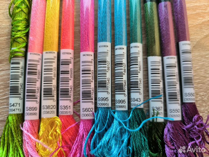 Мулине дмс сатиновое