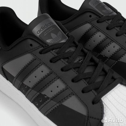 Adidas SuperStar Wmns Black Grey White