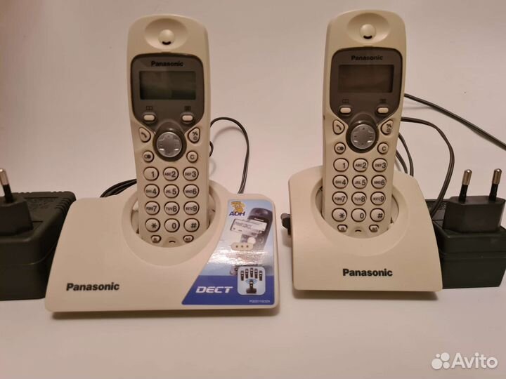 Panasonic радиотелефоны 2 шт