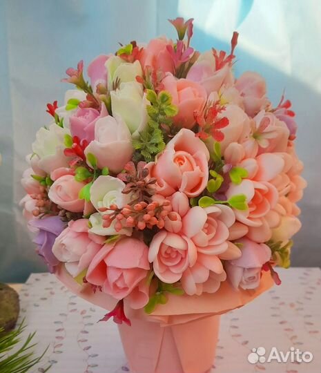 Мыло ручной работы букеты