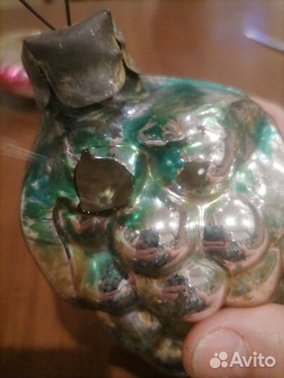 Антикварная ёлочная игрушка виноград