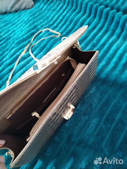 Сумка клатч натуральная кожа