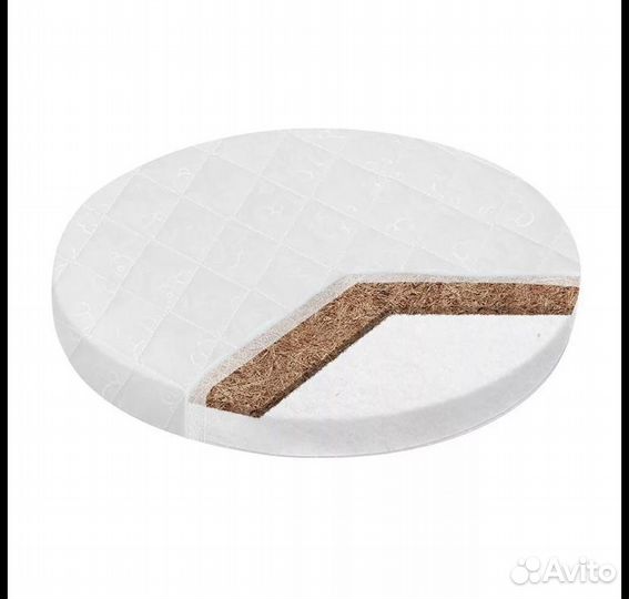 Матрас из кокосового полотна+наматрасник