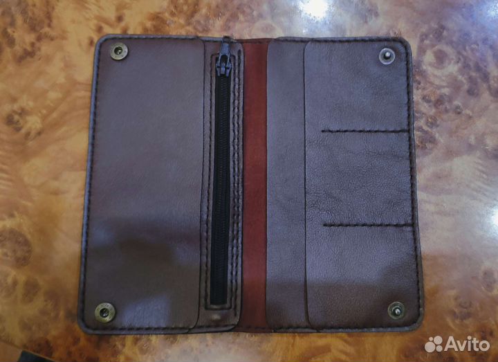 Лонгер (портмоне,клатч) из натуральной кожи