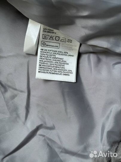 H&M шуба для девочки