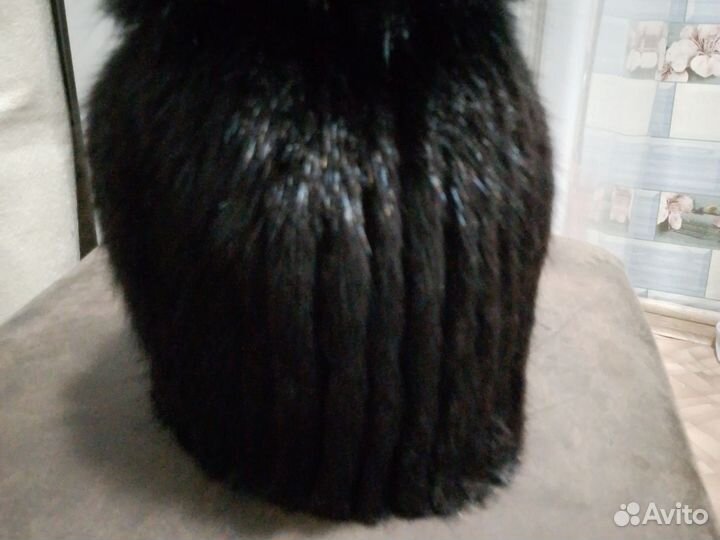 Шапка женская зимняя, натуральная б/у