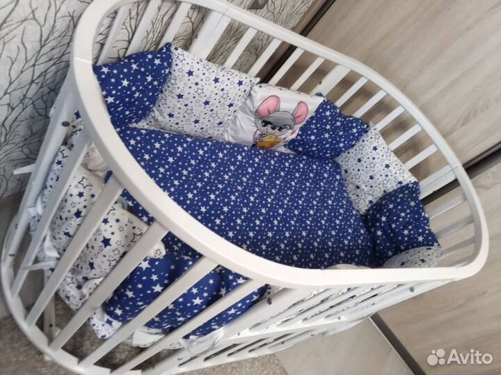 Детская кроватка трансформер 9 в 1