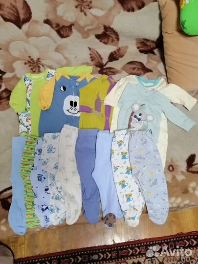 Пакет одежды на мальчика с 56р