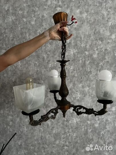 Люстра потолочная бу