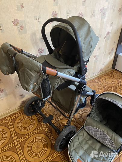 Коляска 3 в 1 с автолюлькой бу