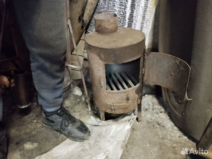 Печь из газовых баллонов буржуйка