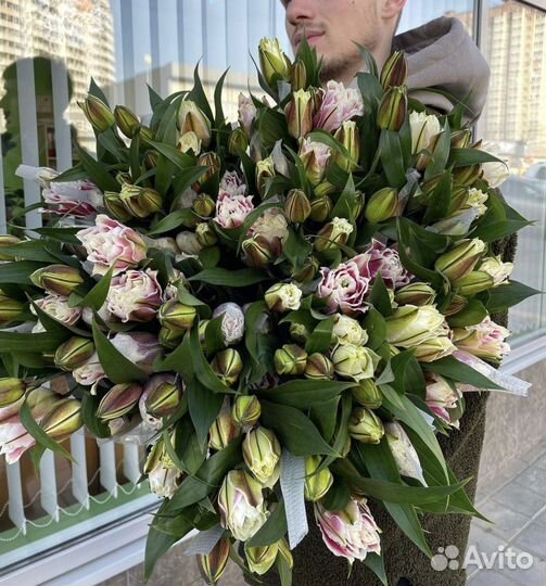 Пионовидная Лилия Букеты Цветы Доставка 24/7