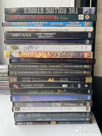 Мызыкальные двд диски б/у