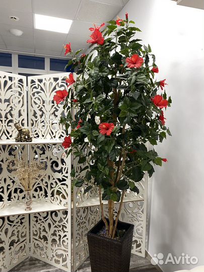 Искусственный цветок, дерево камелия