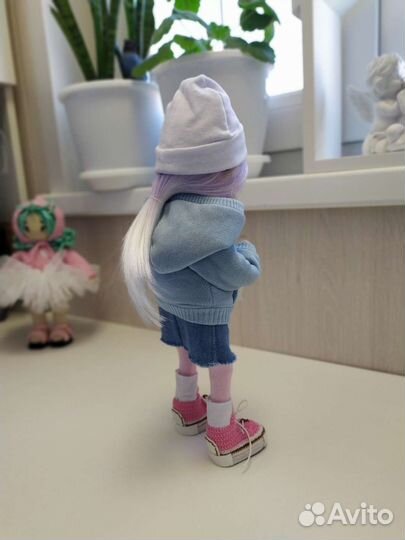 Кукла вязаная интерьерная ручная работа