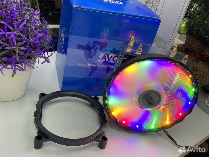 Башенный куллер AVC 2 трубки