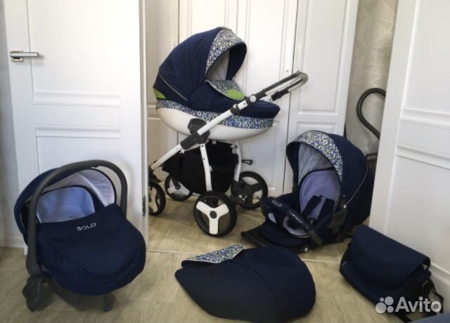 Коляска 3 в 1 Rudis Solo в отличном состоянии