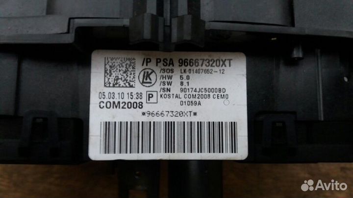 Переключатель подрулевой Peugeot 3008 I 2010-2016г