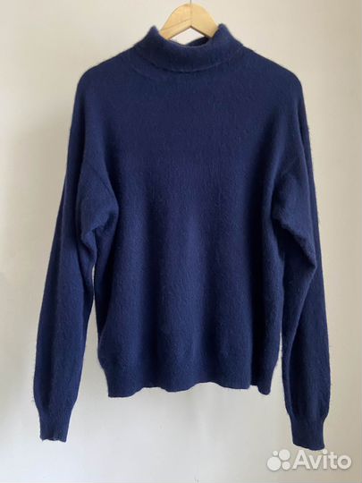 Винтажный кашемировый свитер водолазка