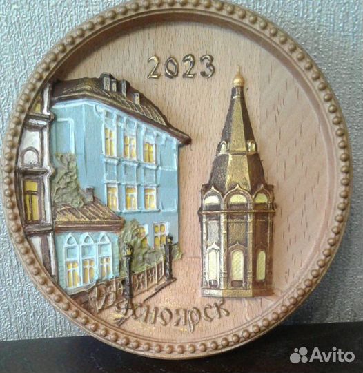 Панно из дерева часовня, знаки задиака, и др