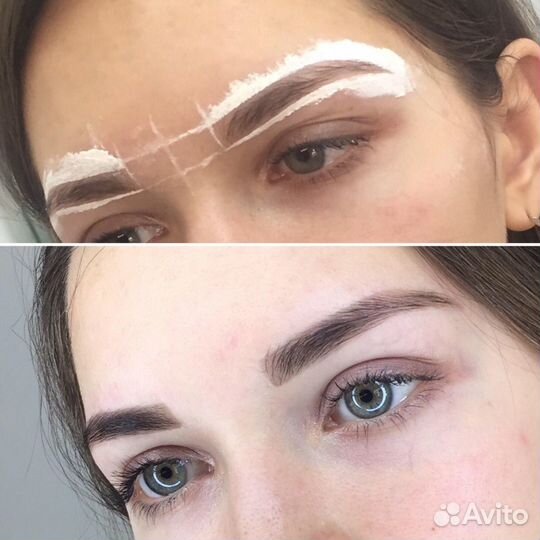 Биотатуаж бровей(окрашивание хной), м. Беломорская