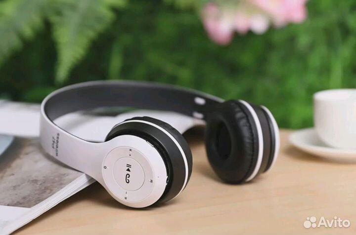 Беспроводные наушники Wireless P-47 белые